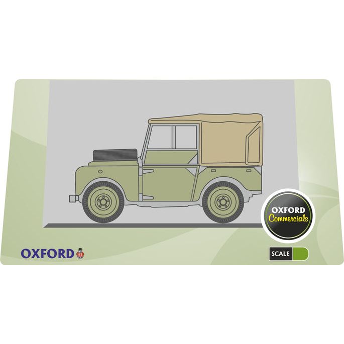 OXFORD 1/76 Land Rover Ser.1 80 Sage Green HUE