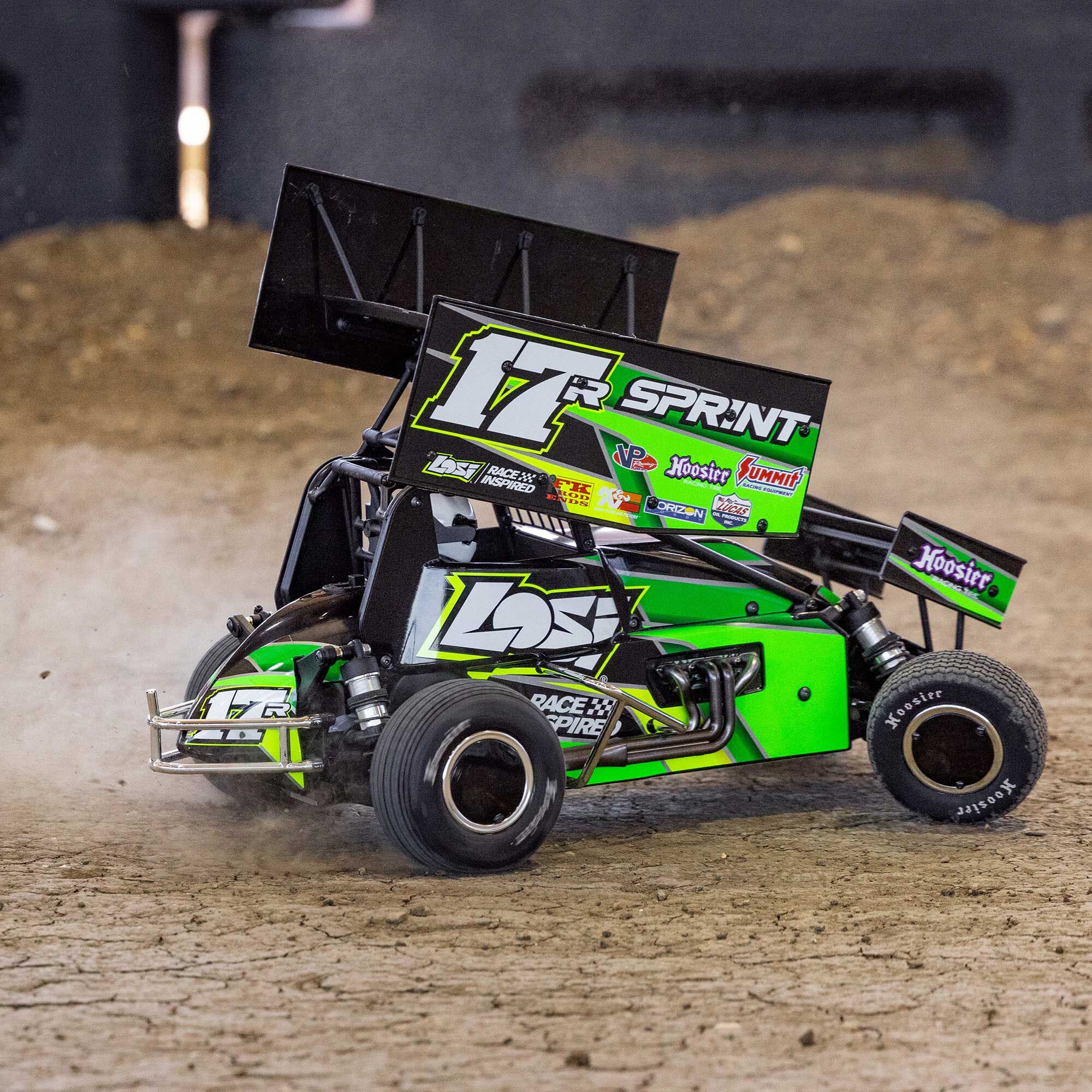 Losi 1/10 22S Sprint Car, 1/10 2WD, RTR, Brushless, Green