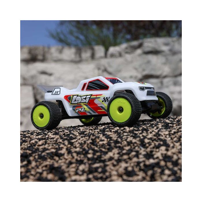 Losi 1/28 Micro-T 2S 2WD RTR Stadium Truck (Battery & Charger Included), White