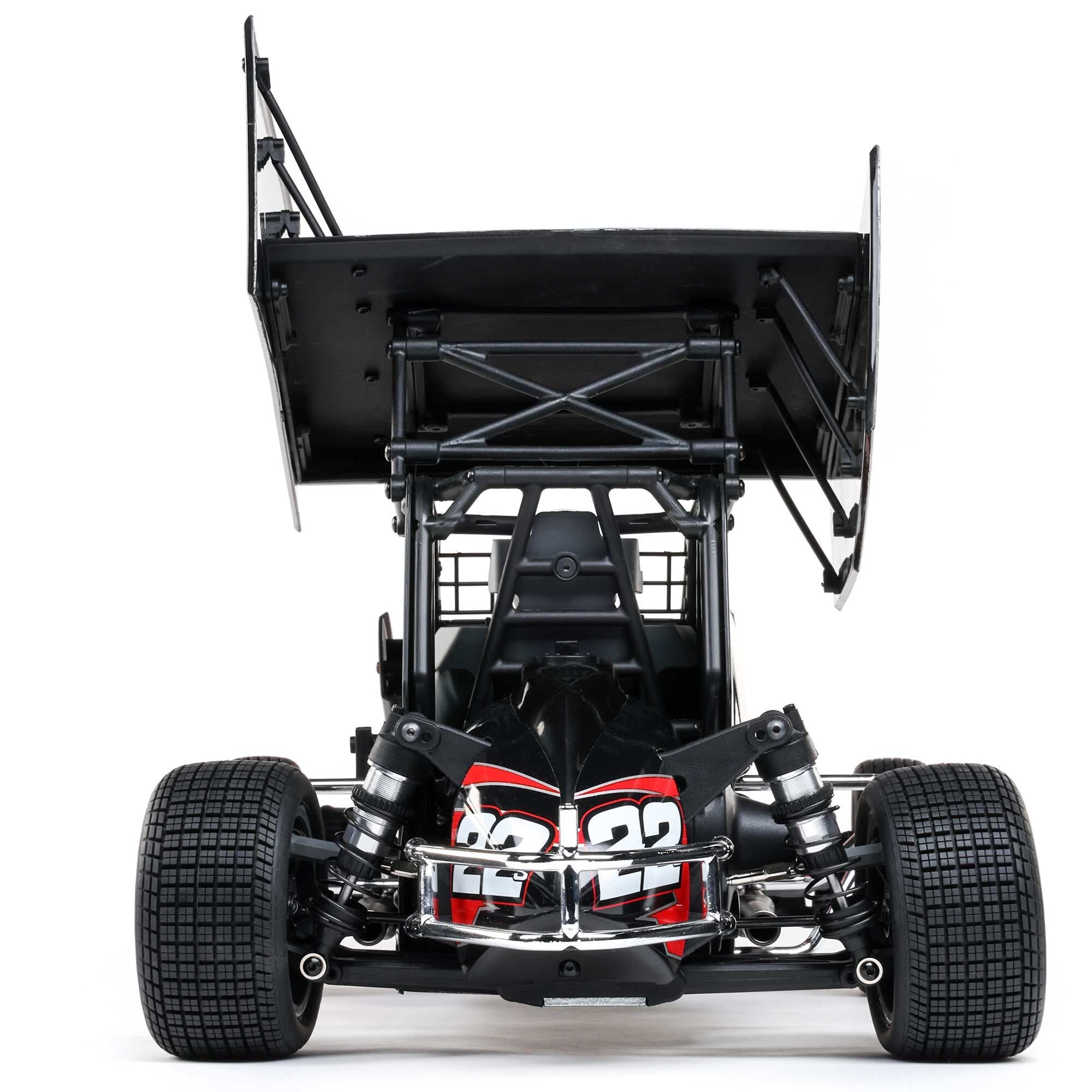 Losi 1/10 22S Sprint Car, 1/10 2WD, RTR, Brushless, Red With Battery and Charger