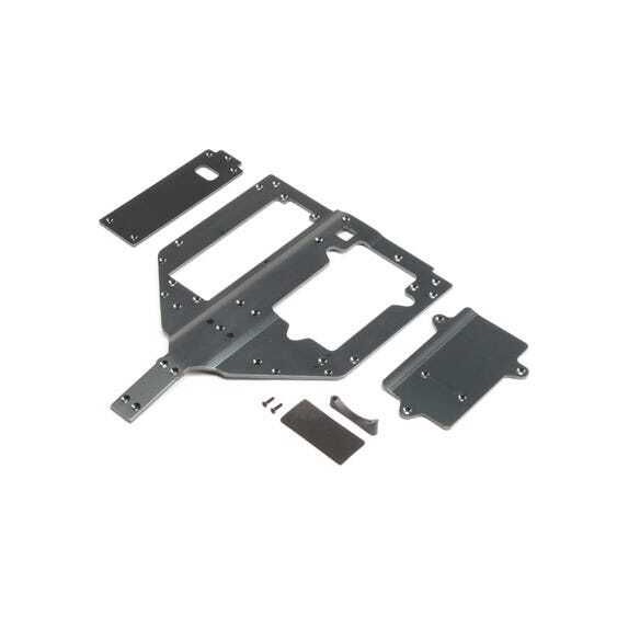 Losi Chassis, Motor and Battery Cover Plates, Super Rock Rey