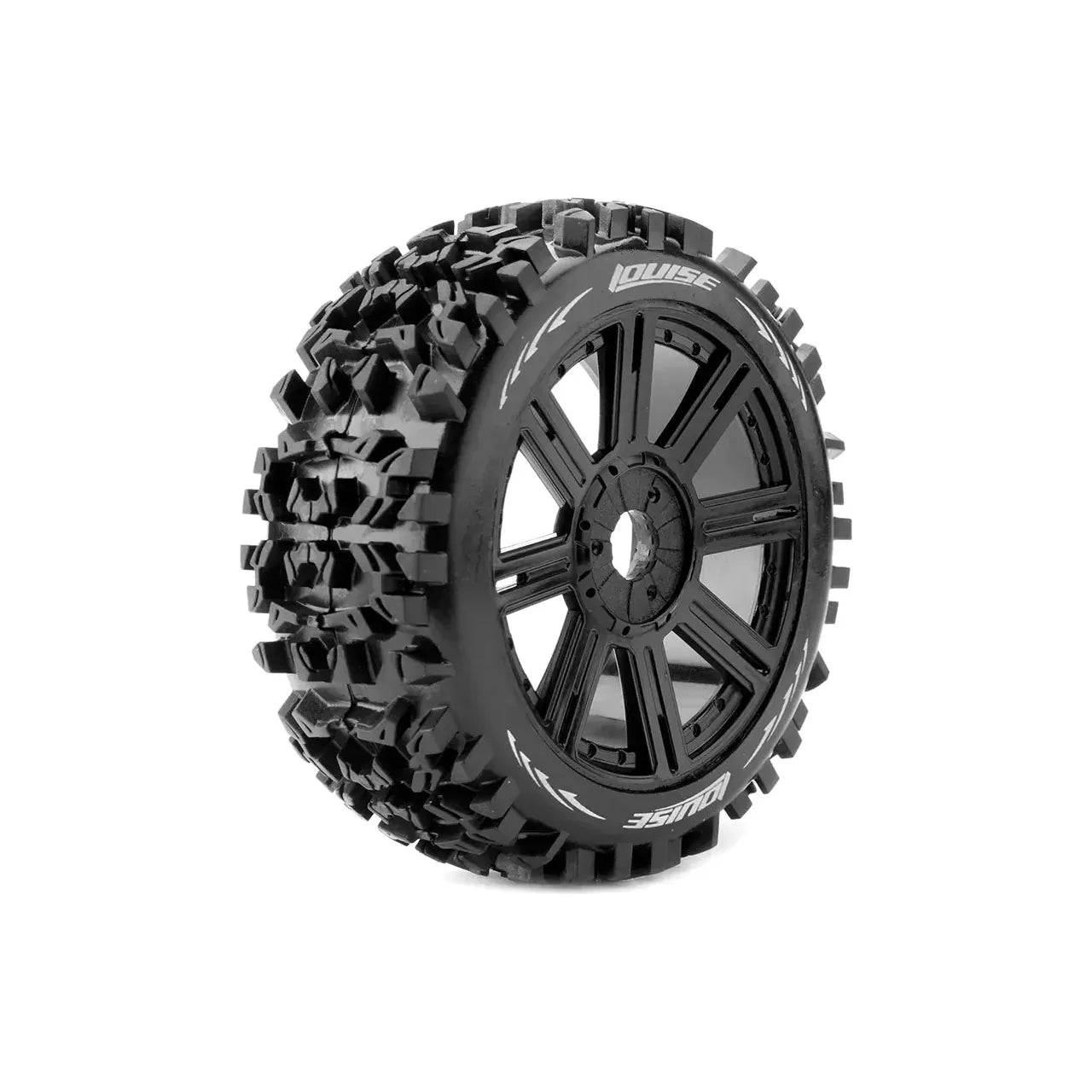 Louise RC - B-PIONEER - 1-8 Buggy Tire set with closed cell insert (NO RIMS)