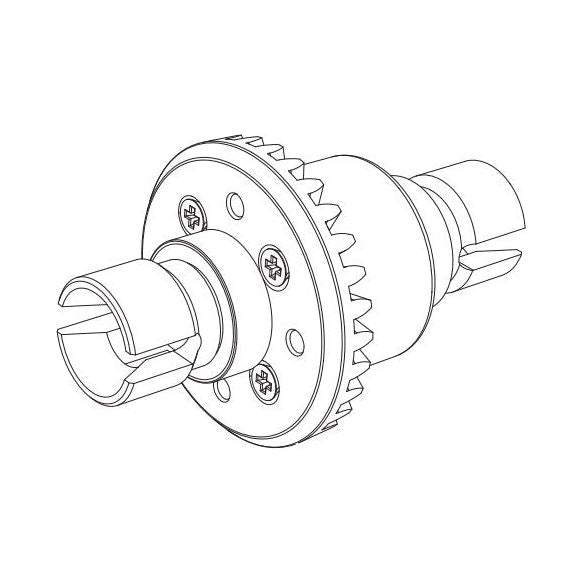 MJX HYPER GO Full Metal Gear Differential Box For 14301/14302/14303