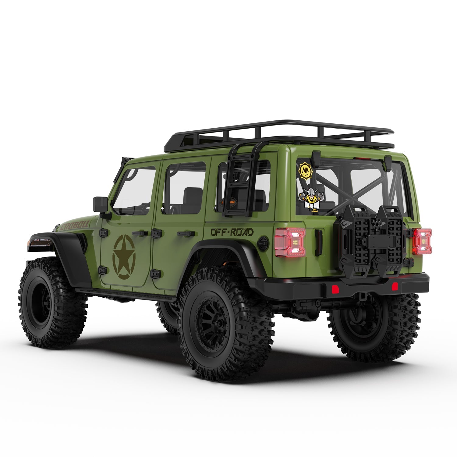 Rlaarlo MK07G-BS Croball MK-07 Green ARTR 1/7th BLS