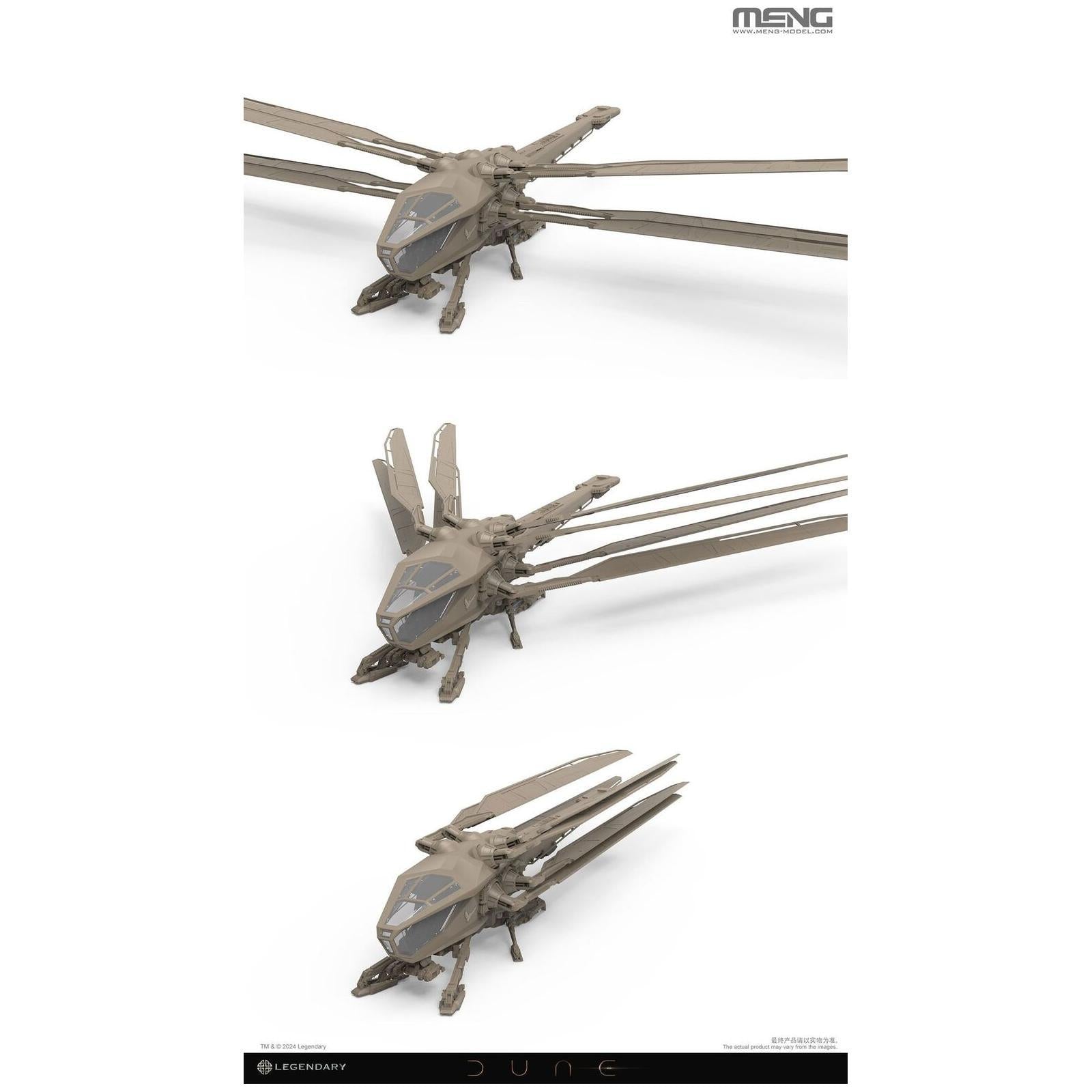 MENG 1/72 Dune Atreides Ornithopter Plastic Model Kit [DS-007]