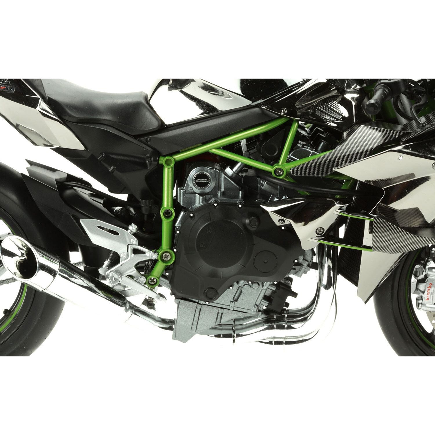 Meng 1/9 Kawasaki Ninja H2R (Pre-coloured Edition) Plastic Model Kit