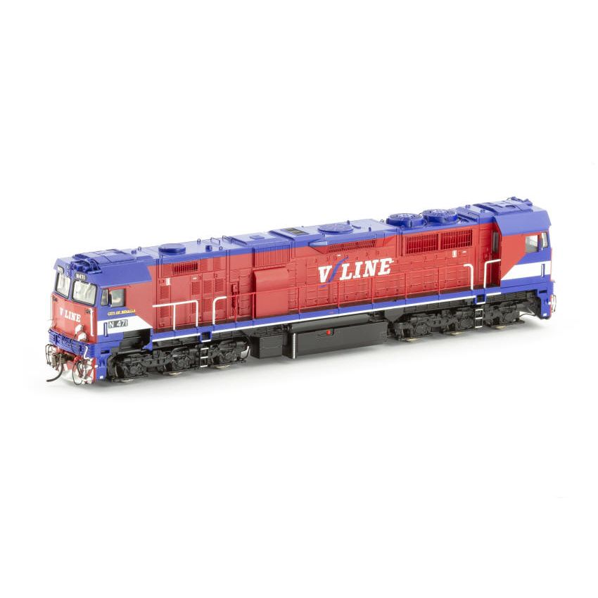 AUSCISION N Class N471 V/Line Pass MK1 - Red/Blue/White (City of Benalla) HO Scale
