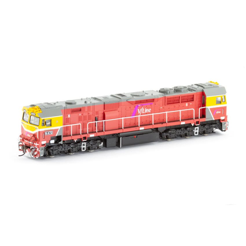 AUSCISION N Class N472 V/Line Pass MK3 - Red/Yellow/Grey (City of Sale) HO Scale - DCC Sound
