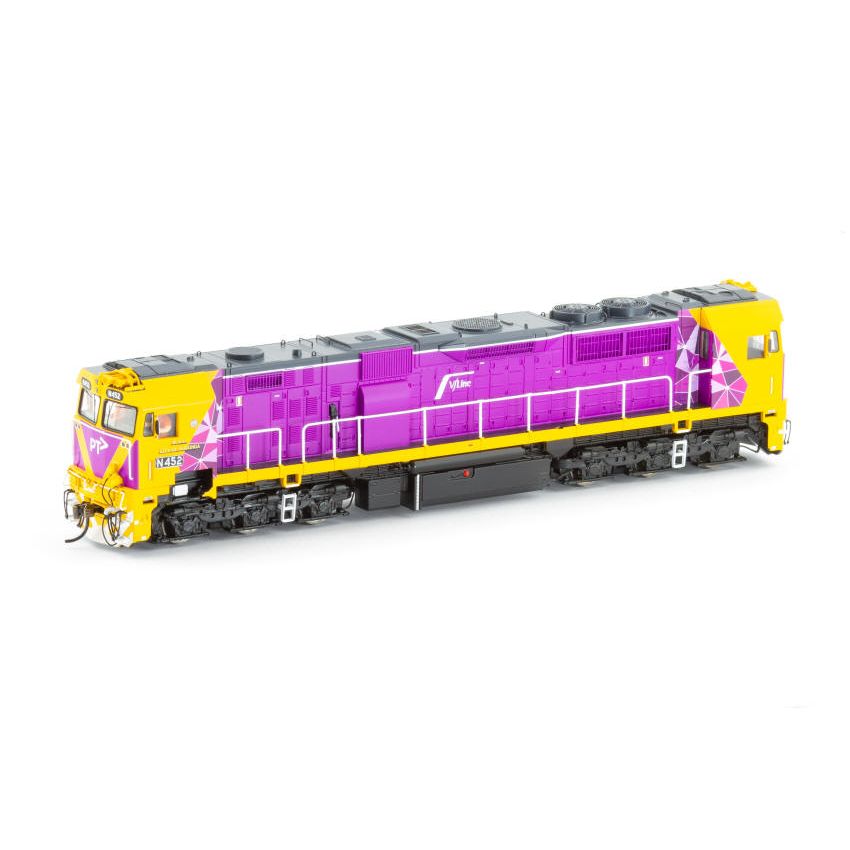 AUSCISION N Class N452 V/Line PTV - Purple/Yellow (Rural City of Wodonga) HO Scale - DCC Sound