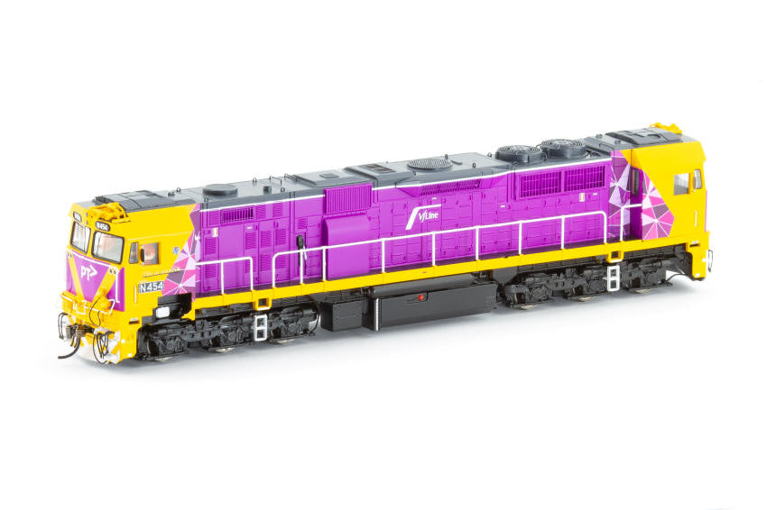 AUSCISION N Class N454 V/Line PTV - Purple/Yellow (City of Horsham)