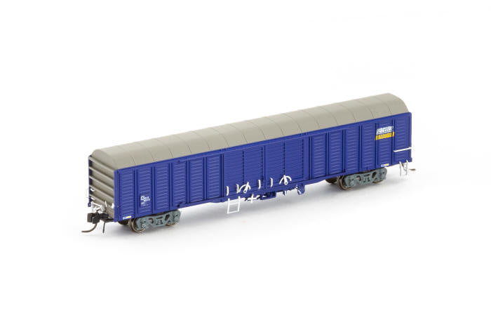 AUSCISION N Scale - RLSY Louvred Van - Pacific National Blue/Wagon Grime - Single Wagon - Wagon Number: RLSY- (NNLV-19)
