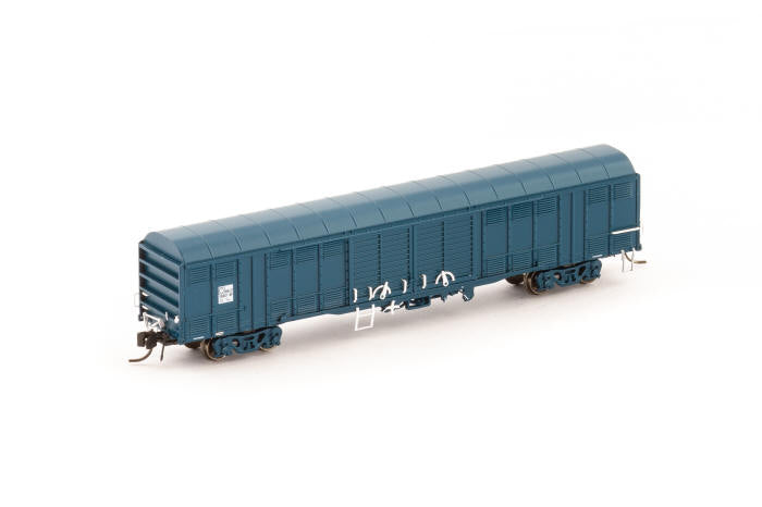 AUSCISION N Scale - NLKY Louvred Van - PTC Blue - Single Wagon - Wagon Number: NLKY- (NNLV-26)
