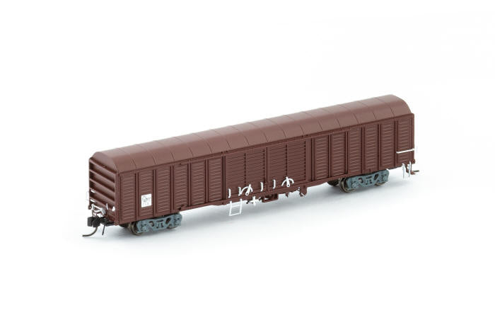 AUSCISION N Scale - NLKY Louvred Van - SRA Red - Single Wagon - Wagon Number: NLKY- (NNLV-5)