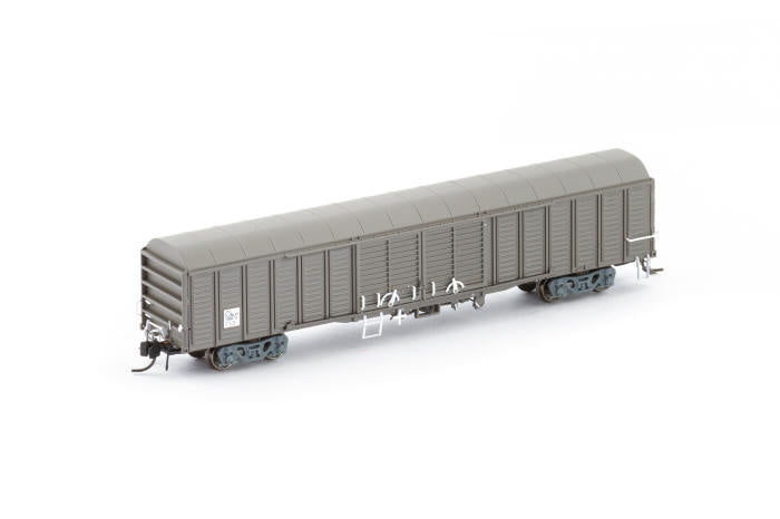 AUSCISION N Scale - NLKY Louvred Van - SRA Wagon Grime - Single Wagon - Wagon Number: NLKY- (NNLV-8)