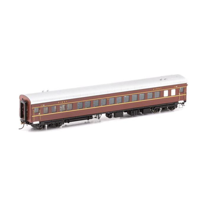 AUSCISION NSWGR - Indian Red with 2 Yellow Bands (1970 - Mid 1980s) - 2 Car Add-on Set