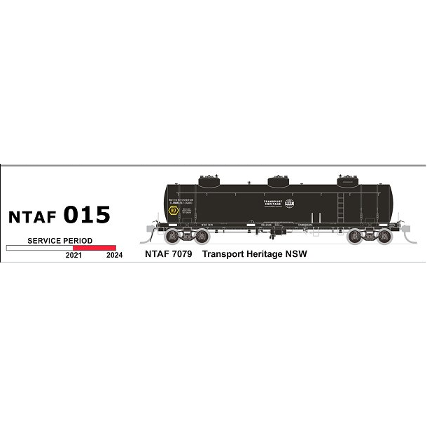 SDS MODELS HO NTAF Rail Tank Wagon Transport Heritage NSW