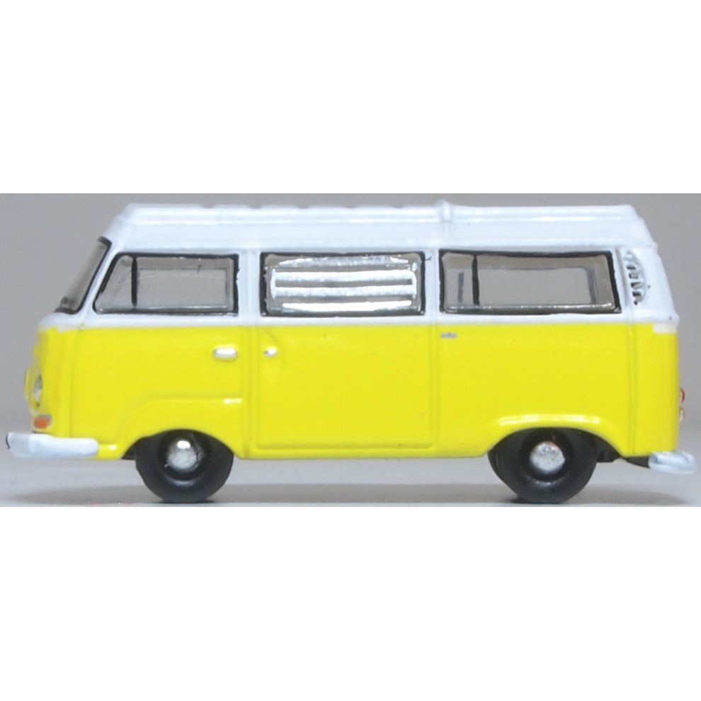 OXFORD 1/148 VW T2 Bay Window Camper Saturn Yellow/White