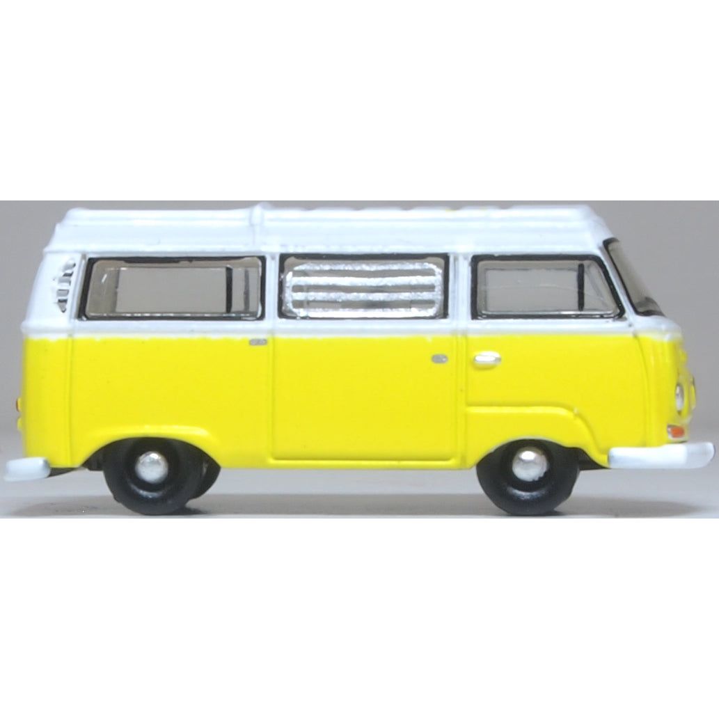 OXFORD 1/148 VW T2 Bay Window Camper Saturn Yellow/White