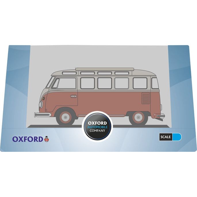OXFORD N Sealing Wax Red/Beige Grey VW T1 Samba Bus