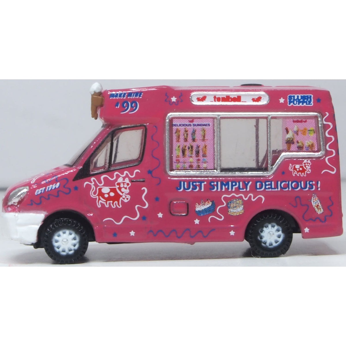 OXFORD 1/148 Whitby Mondial Ice Cream Van Tonibell