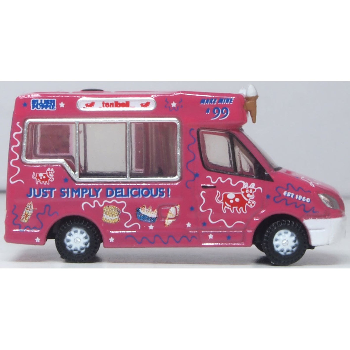 OXFORD 1/148 Whitby Mondial Ice Cream Van Tonibell
