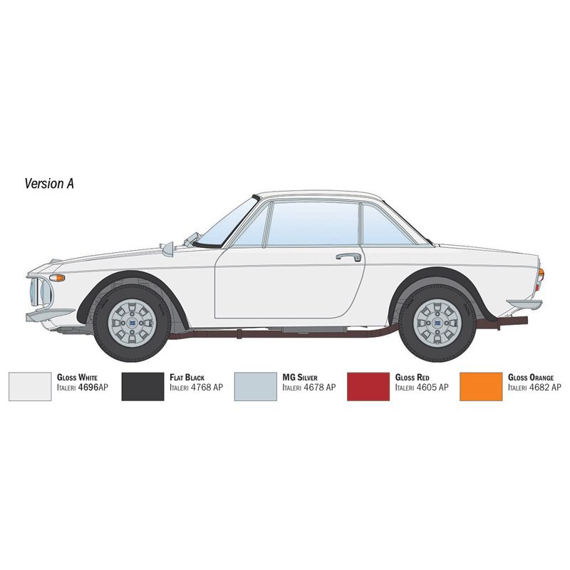 ITALERI 1/24 Lancia Fulvia Coupé 1.6 HF 'Fanalone'