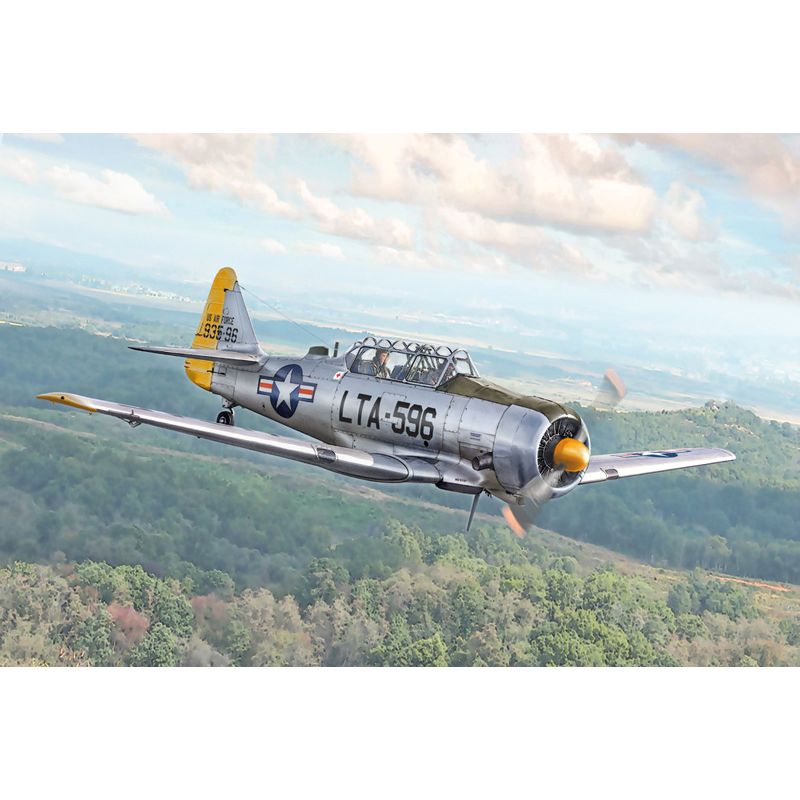 ITALERI 1/48 T-6G Texan- New Artwork, Super Decal Sheet & Masking Sheet