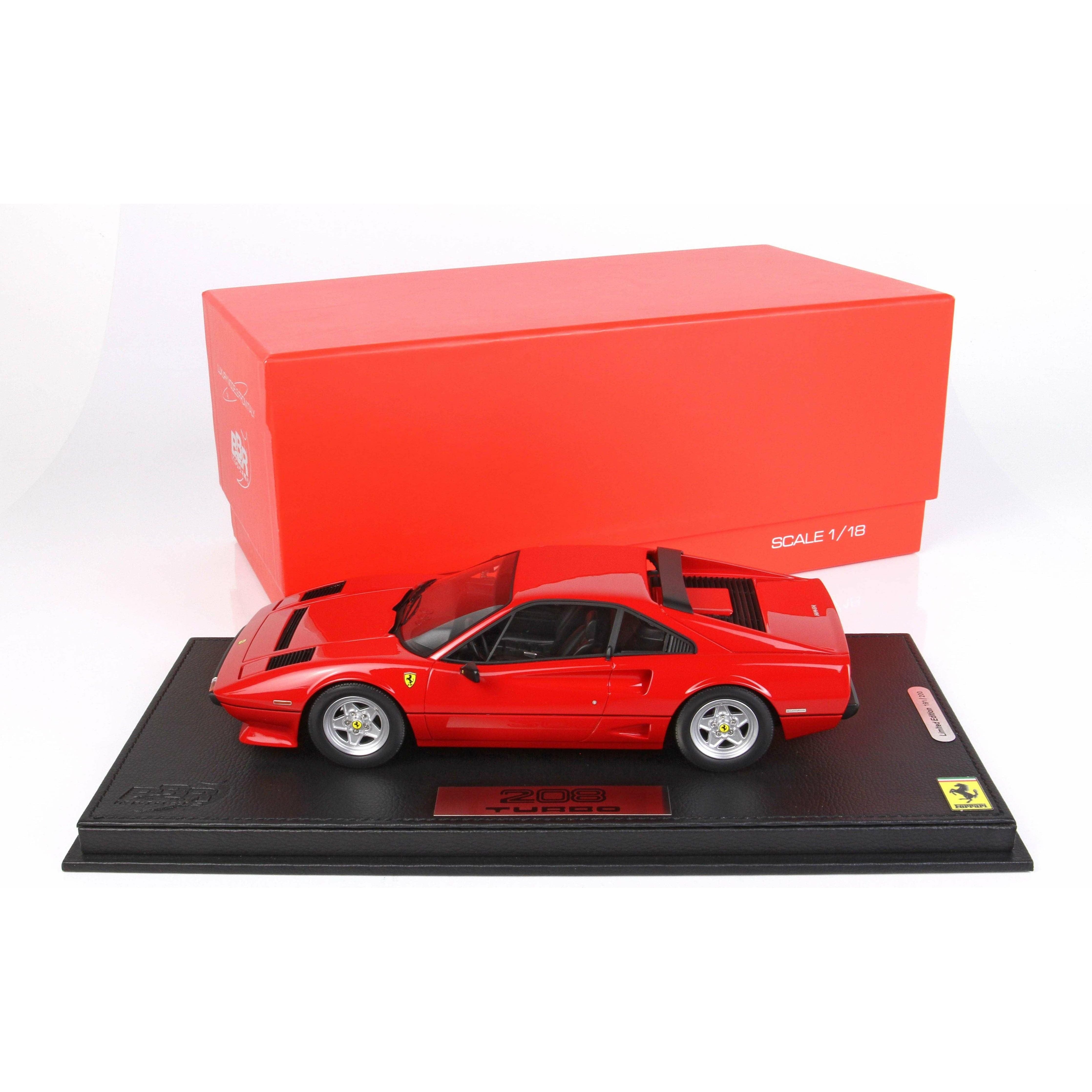 BBR 1/18 Ferrari 208 GTB Turbo Red