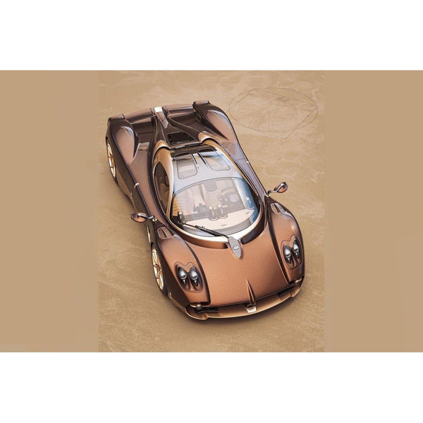 Preorder] BBR 1:18 Pagani Utopia Roadster Full Carbon Red