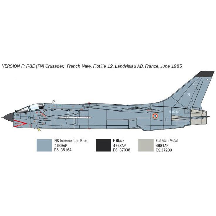 ITALERI 1/72 F-8E Crusader Super Decal Sheet
