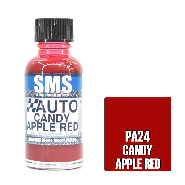 SMS Auto Colour CANDY APPLE RED Lacquer Gloss 30ml