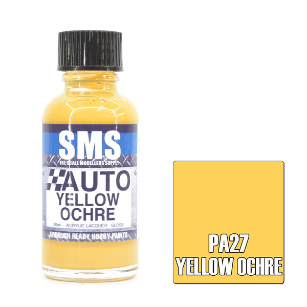 SMS Auto Colour Yellow Ochre Lacquer Gloss 30ml