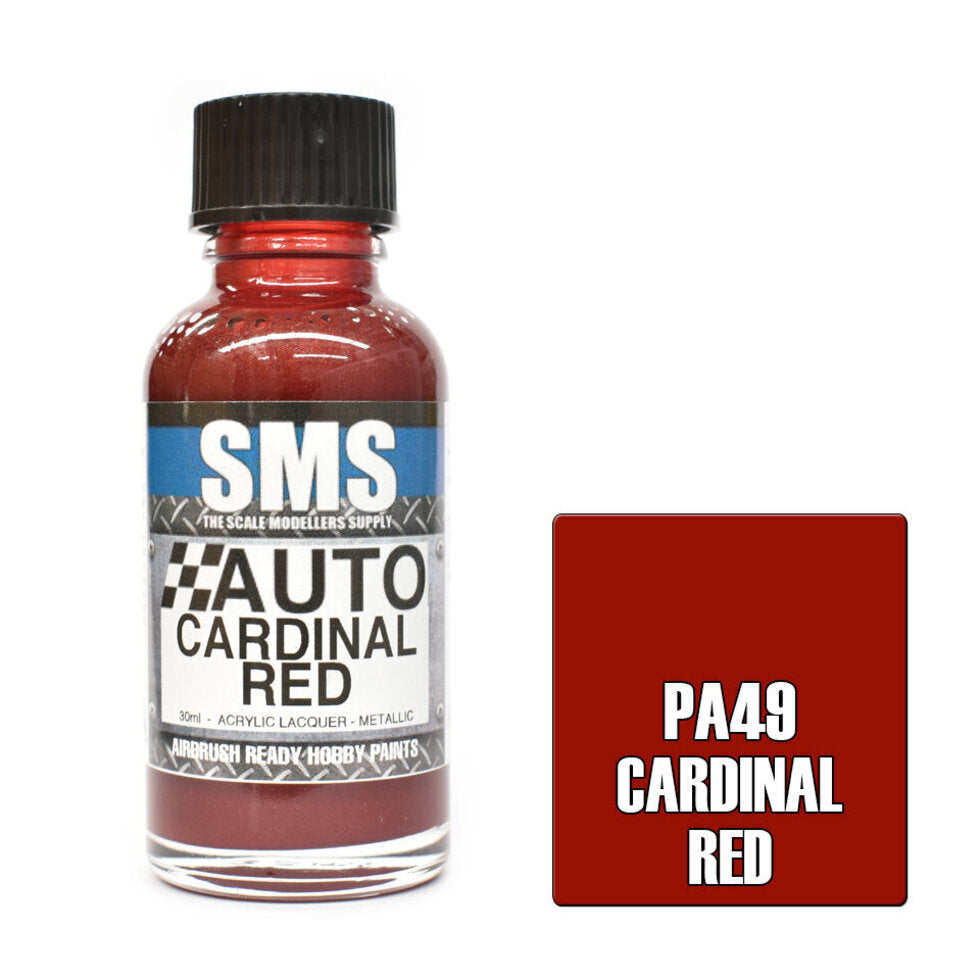 SMS Auto Colour CARDINAL RED 30ml