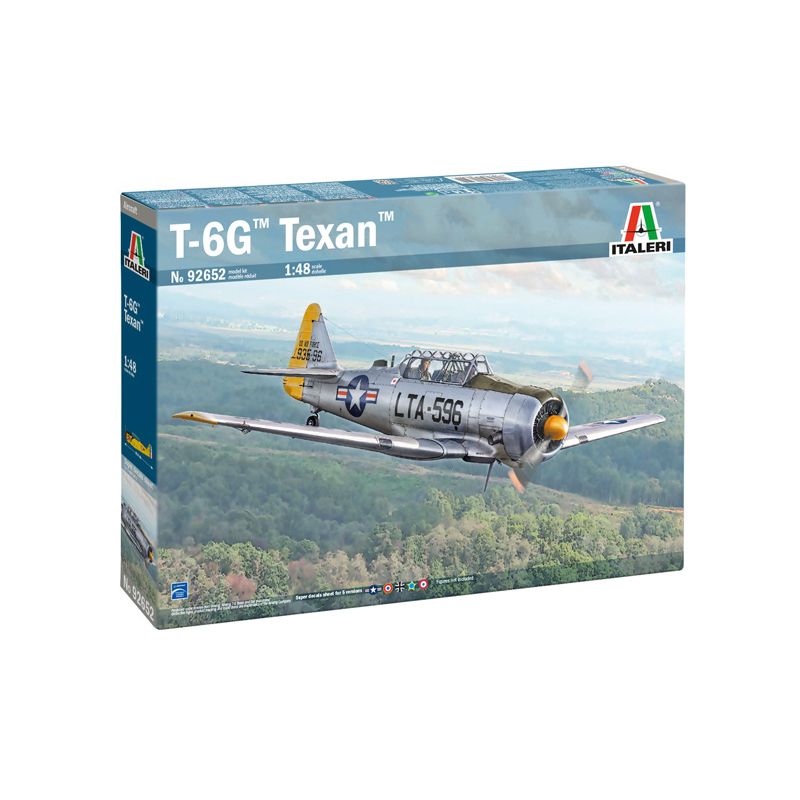 ITALERI 1/48 T-6G Texan- New Artwork, Super Decal Sheet & Masking Sheet