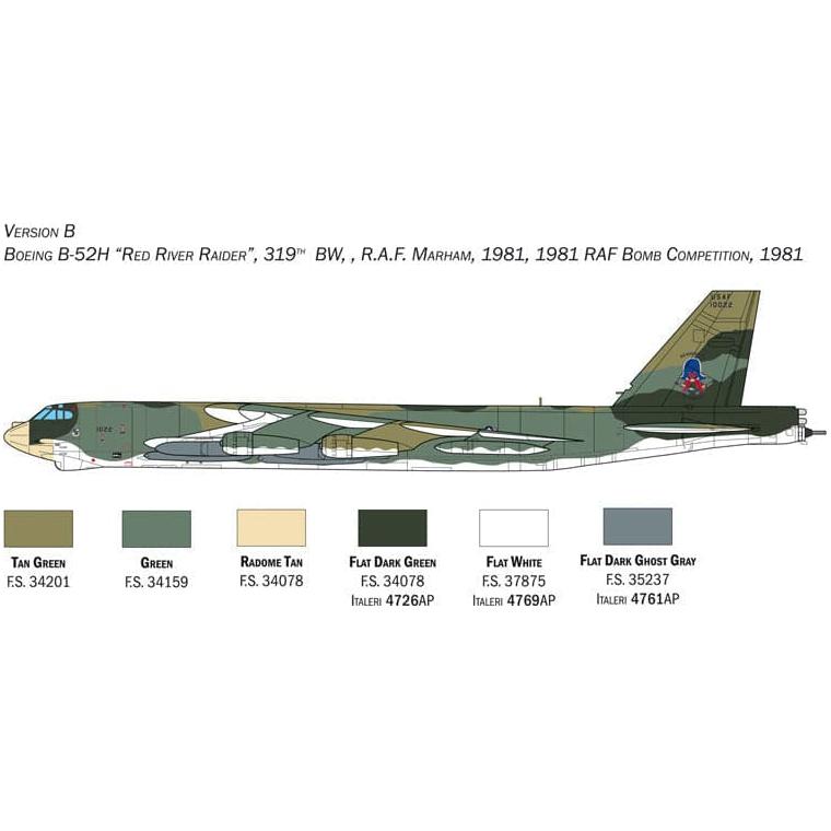 ITALERI 1/72 B-52H Stratofortress