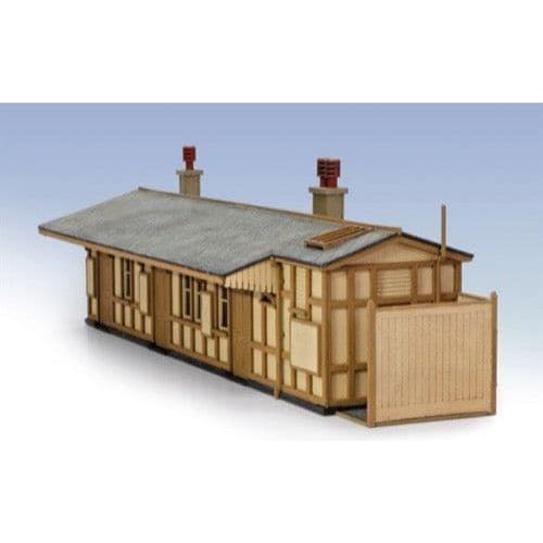 PECO OO/HO GWR Wooden Station Building (Monkton Combe) (LK205)