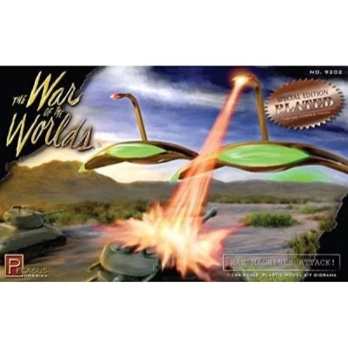 Pegasus 1/144 War Of The Worlds War Machines Attached Copper Plated Edition Plastic Model Kit [9202]