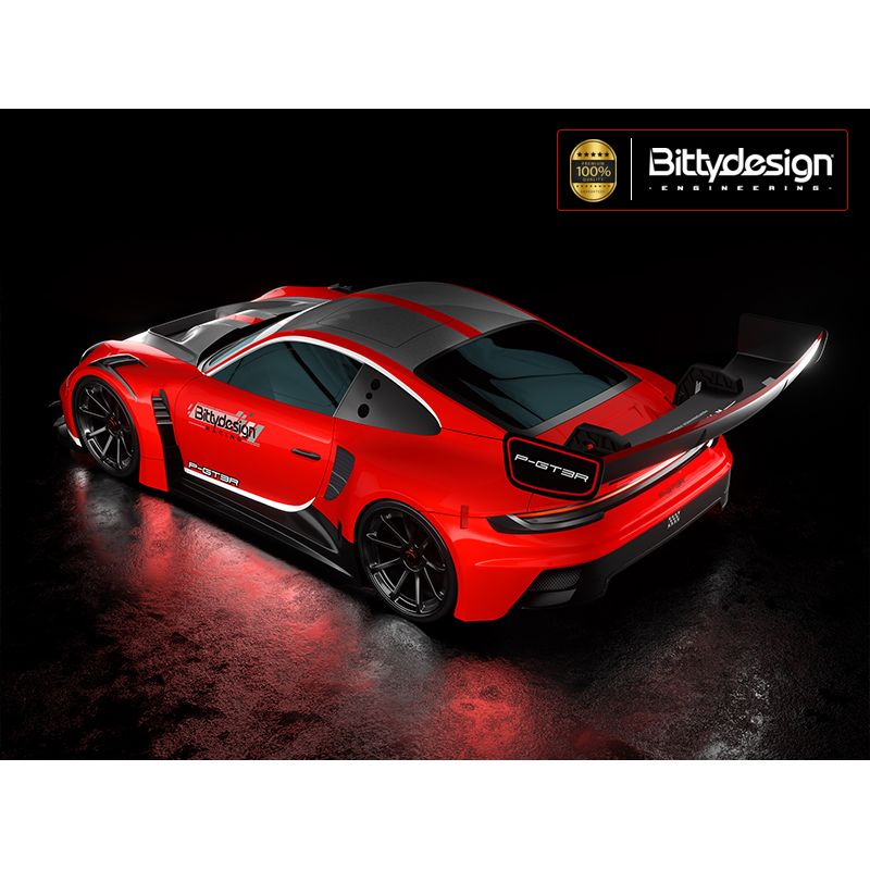BITTYDESIGN 1/8 GT P-GT3 LWB 360mm Body, 1mm Thick.
