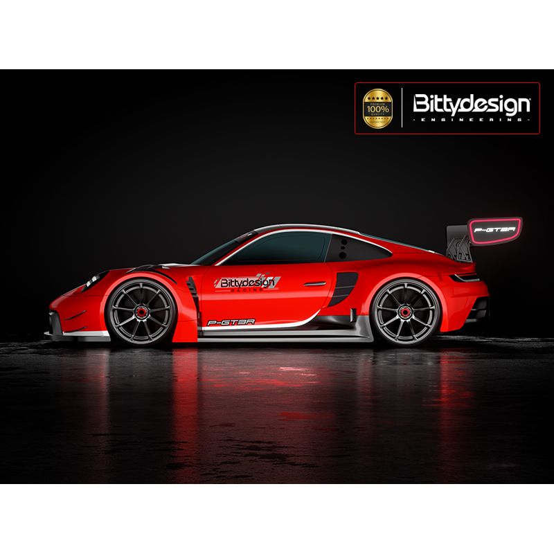 BITTYDESIGN 1/8 GT P-GT3 LWB 360mm Body, 1mm Thick.