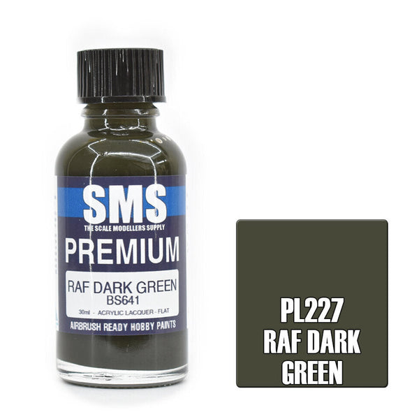 SMS Premium RAF DARK GREEN Acrylic Lacquer 30ml