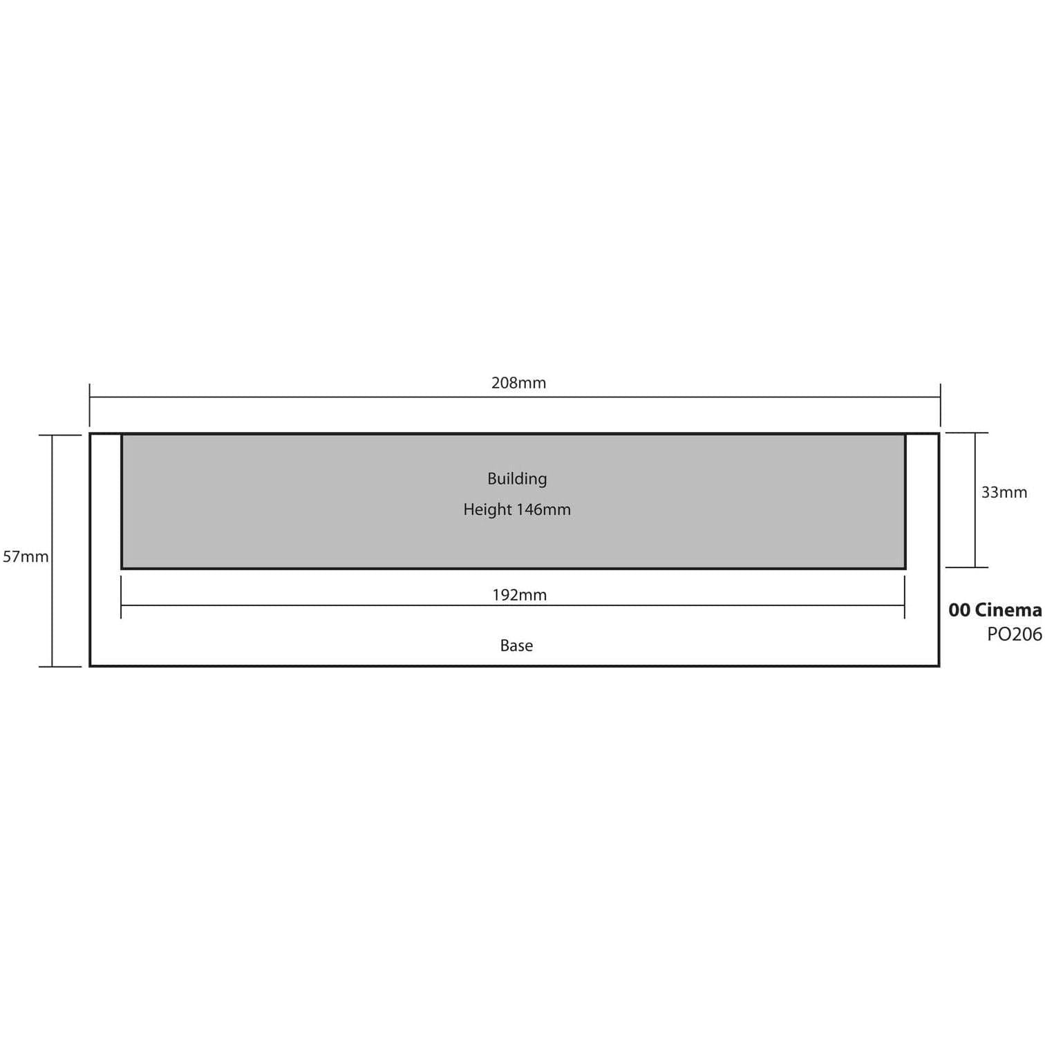 METCALFE OO/HO Cinema & Shops