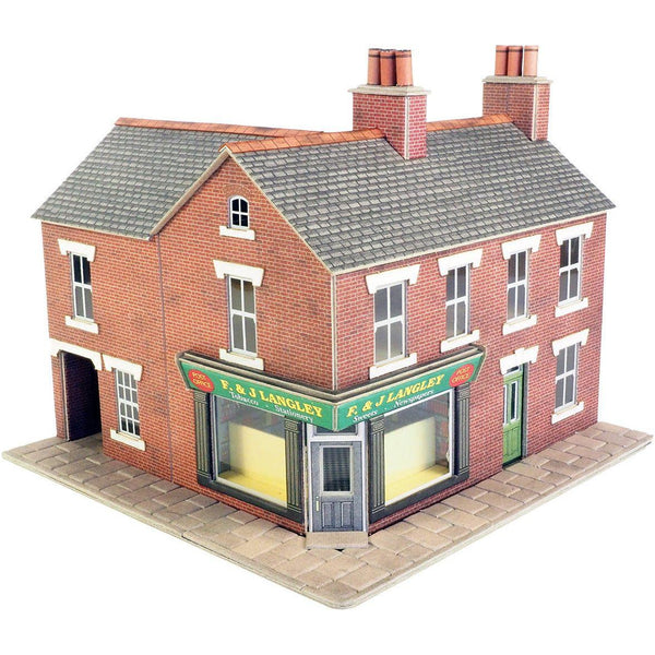 METCALFE OO/HO Red Brick Corner Shop