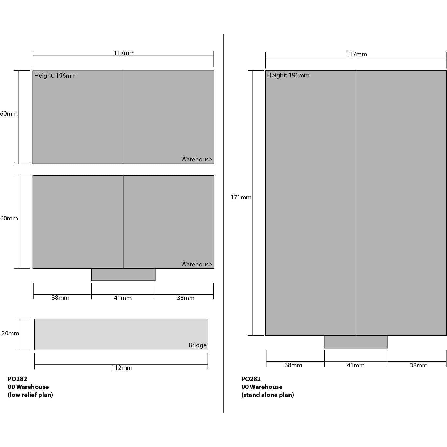 METCALFE OO/HO Warehouse