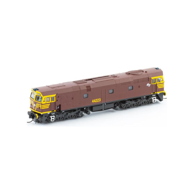 AUSCISION N Scale - 44223 Indian Red with White L7 & No Yellow Stripe - DCC Sound Equipped