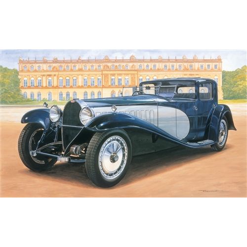 ITALERI 1/24 Bugatti Coupè Napoleon-New Rubber Tyres