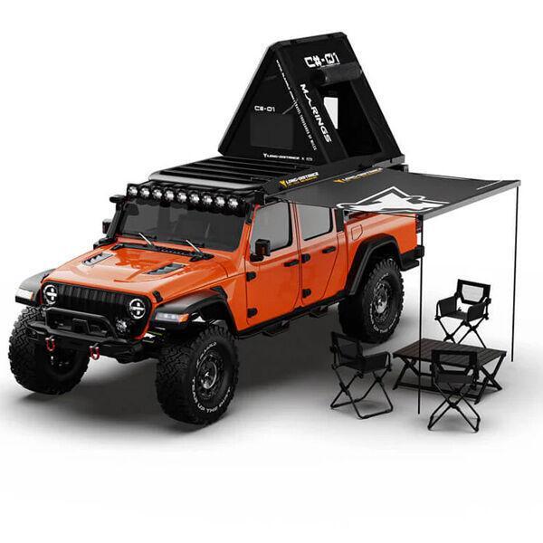Rlaarlo JK07PROG Wrangler PRO Orange ARTR 1/7 BLS