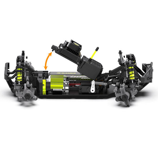 RLAARLO 1/14 ROG1 Gladiator Brushless Monster Truck Black