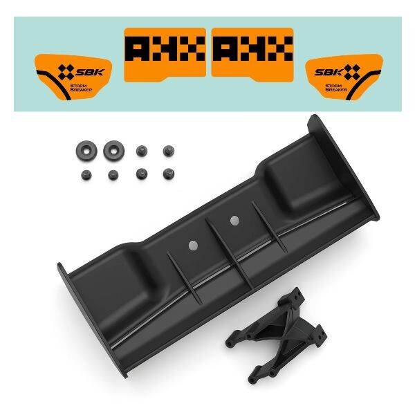 RLAARLO Body Shell Tail Wing For SBK10 Orange (SBK-022)