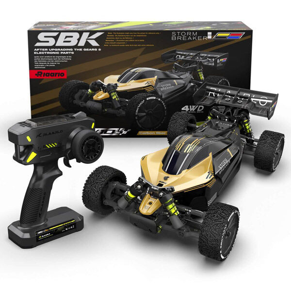 RLAARLO 1/10 SBK10-B-C Storm Breaker Carbon Fibre Brushless Black Gold RTR 1/10