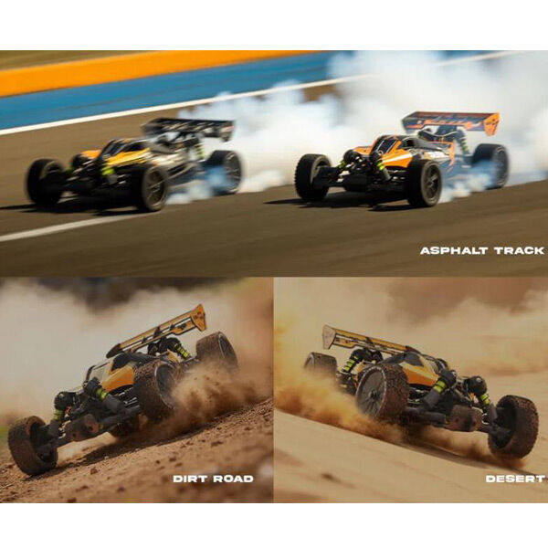 RLAARLO 1/10 SBK10-B-C Storm Breaker Carbon Fibre Brushless Black Gold RTR 1/10